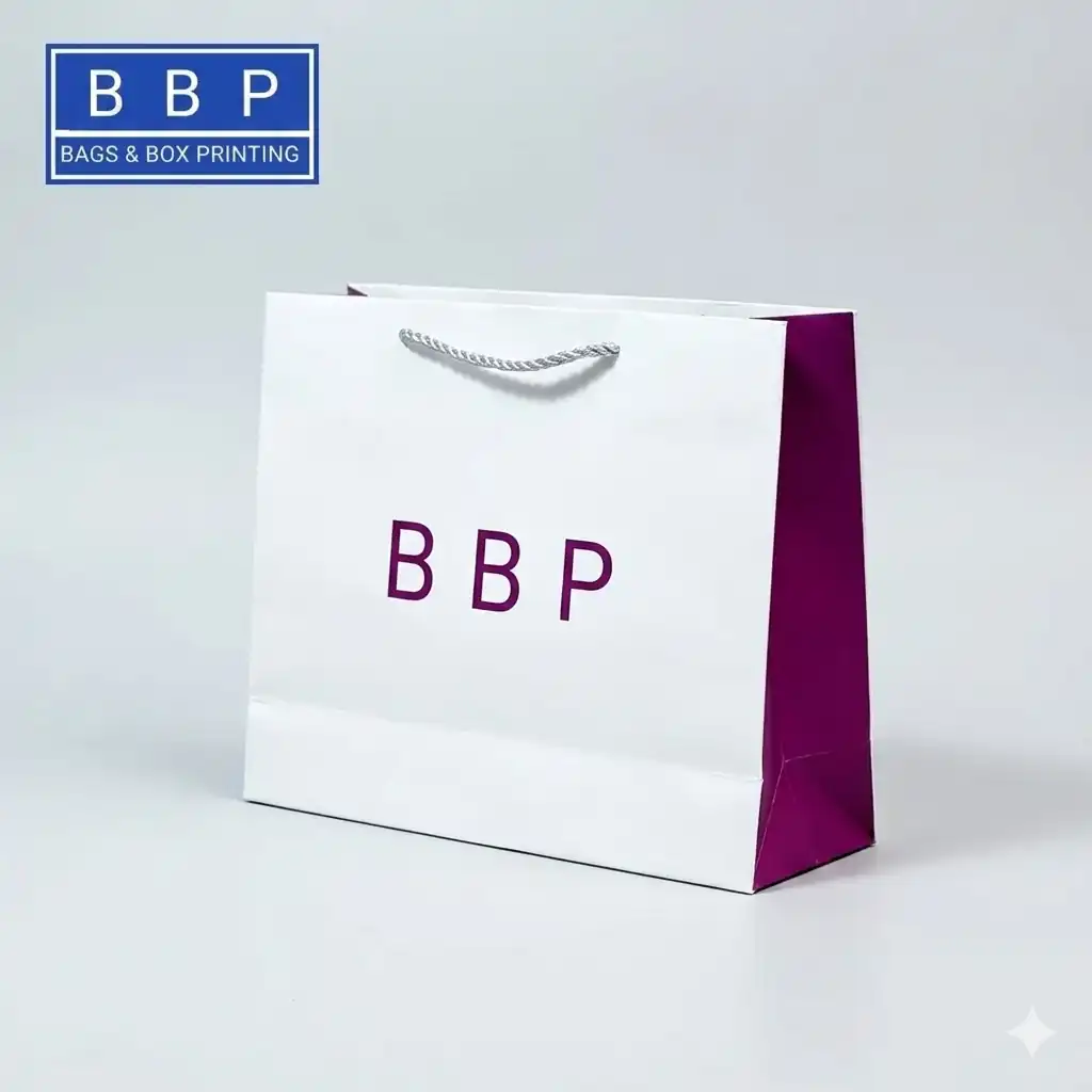 ตัวอย่างถุงกระดาษไซส์ M